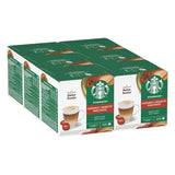 STARBUCKS Hazelnut Macchiato von Nescafé Dolce Gusto, Dunkle Röstung, Kaffeekapseln 6 x 12 (72 Kapseln)