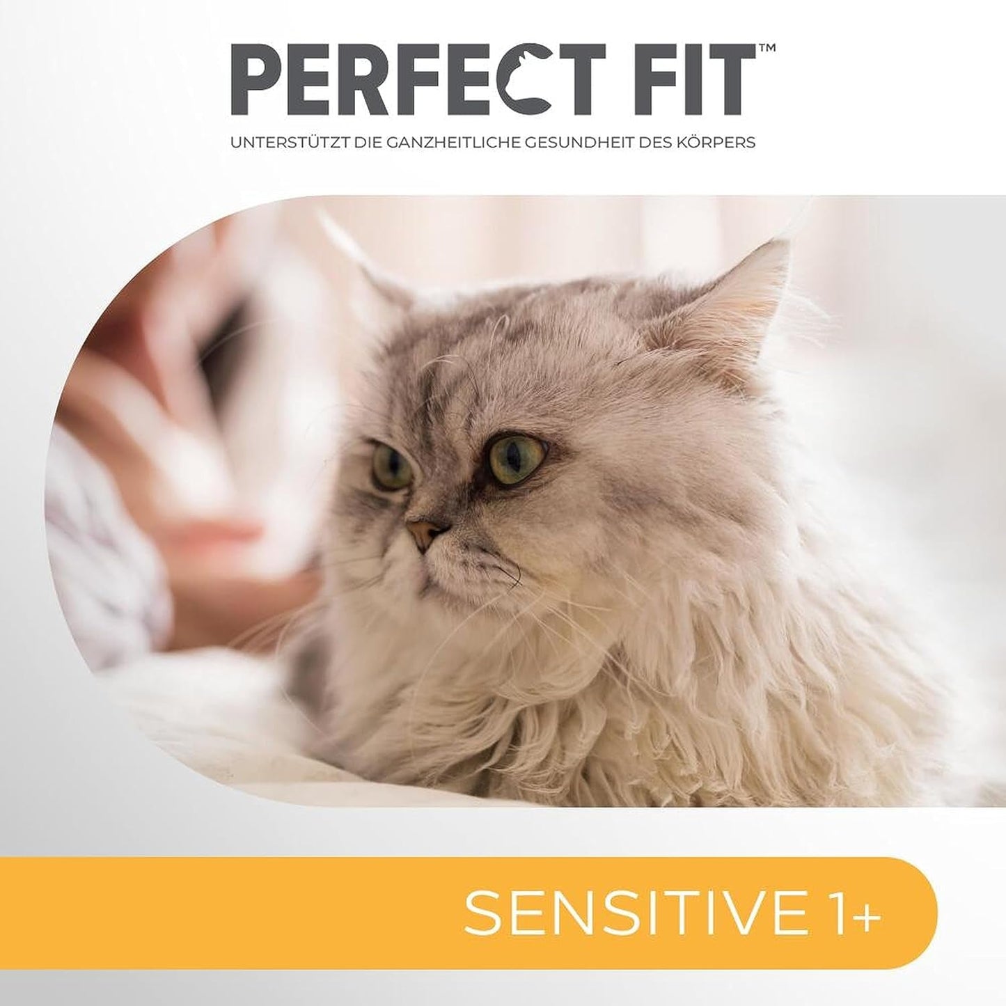 Nassfutter für Katzen Perfect Fit Sensitive 1+ mit Huhn in Soße, 12 Beutel, 12 x 85g – Premium-Nassfutter für empfindliche Katzen ab 1 Jahr, ohne Weizen und Soja, zur Unterstützung der Verdauung