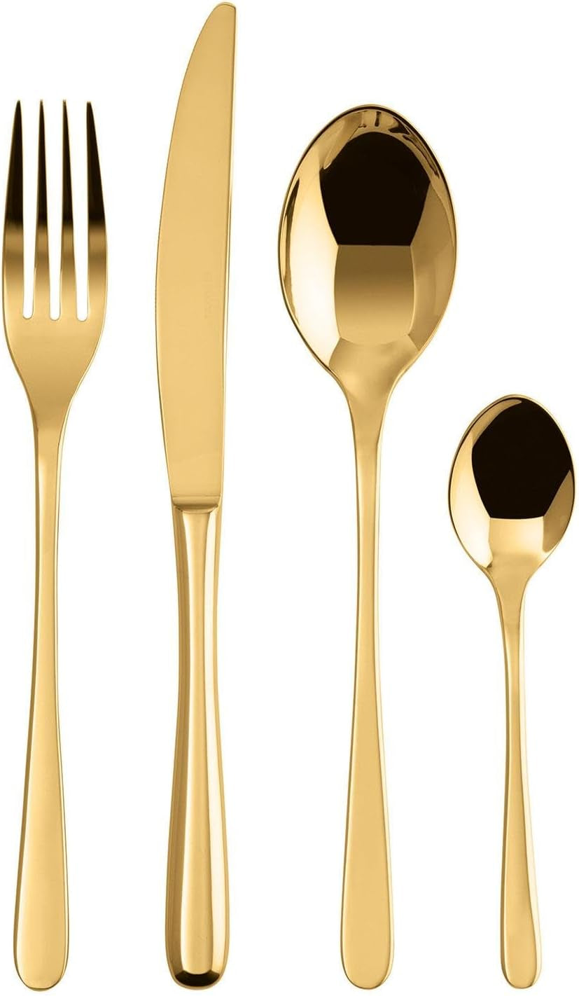 Sambonet 52553G81 - Taste Golden Besteckset 24-teilig Kitchen Naty Shop