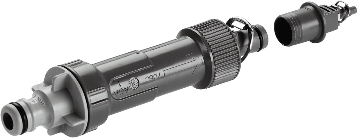 Bewässerungssystem Gardena Micro-Drip Basic Unit 2000: Grundgerät zur Druckreduzierung, Wasserdurchfluss ca. 2.000 l/h, schnelle und einfache Anschlusstechnik (1354-20)