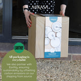 Mikasa Jardin 12-teiliges Geschirrset, Steinzeug-Geschirrset für 4 Personen mit Tellern, Beilagentellern und Schüsseln, grün – Geschenkbox und spülmaschinenfest