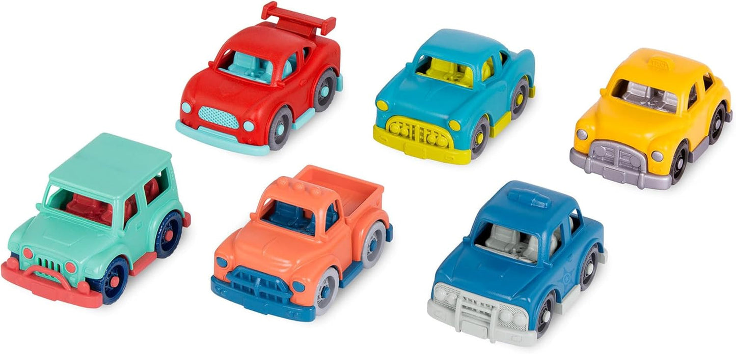 Kunststoff Battat, BT2525Z Interaktives Lenkradspielzeug, auch für Reisen und Autofahrten, mit Lichtern und Geräuschen für Kinder ab 2 Jahren, Rot, kompatibel mit Autos Babyspielzeug Naty Shop Miniautos