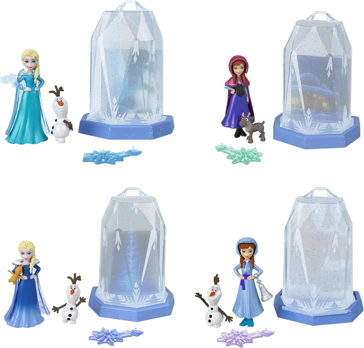 Mattel Disney Frozen Ice Reveal Squishy-Eis-Gel-Puppe und 6 Überraschungen, einschließlich Friends-Figur und Zubehör (Puppen können variieren) HRN77 Naty Shop Dolls
