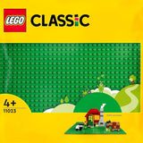 LEGO 11023 Grüne klassische Bauplatte, quadratische Grundplatte mit 32X32 Aussparungen als Basis für Bau- und andere LEGO-Sets. Bausets. Besuchen Sie den LEGO-Store Single