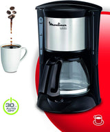 FG150813 Subito Kaffeemaschine, 6 Tassen, Schwarz/Edelstahl
