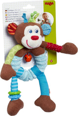 HABA 302999 – Affe Lino, Plüschtier mit vielen Effekten zum Spielen und Entdecken, Spielzeug für Kinder ab 6 Monaten Toys Bebe Naty Shop