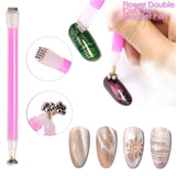 14 Stück Nail Art Werkzeug Magnetstift DIY Magic 3D Magnet Stick Set Verwendung mit Cat Eye Gel Pulver Oder Nagelack - Magnetic Stift Katze Eye Pen Für Ideale Katzenaugen Magische Wirkung