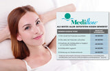Mediflow The Original 5008 50 x 70 cm Wasserkissen mit Viscoschaum, weiß, einzeln, 1 Stück (1 Packung) Naty Shop Standardkissen
