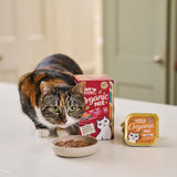Lily's Kitchen Nassfutter für ausgewachsene Katzen mit natürlichen Inhaltsstoffen, Multi-Tablett-Packung, Bio-Tortengetreidefrei, 4 x (8 x 85 g)