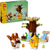 LEGO Frühlings-Tierspielplatz, Vogel- und Eichhörnchen-Bauset, Baumhaus-Spielset für Kinder, Geschenkidee für 8-jährige Jungen und Mädchen, Tierset, Tierfiguren-Spielzeug 40709 Bausets Beuche den LEGO-Store Standardtitel