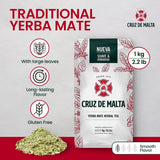 Argentinischer Mate-Tee mit Stielstücken, 1 kg.
