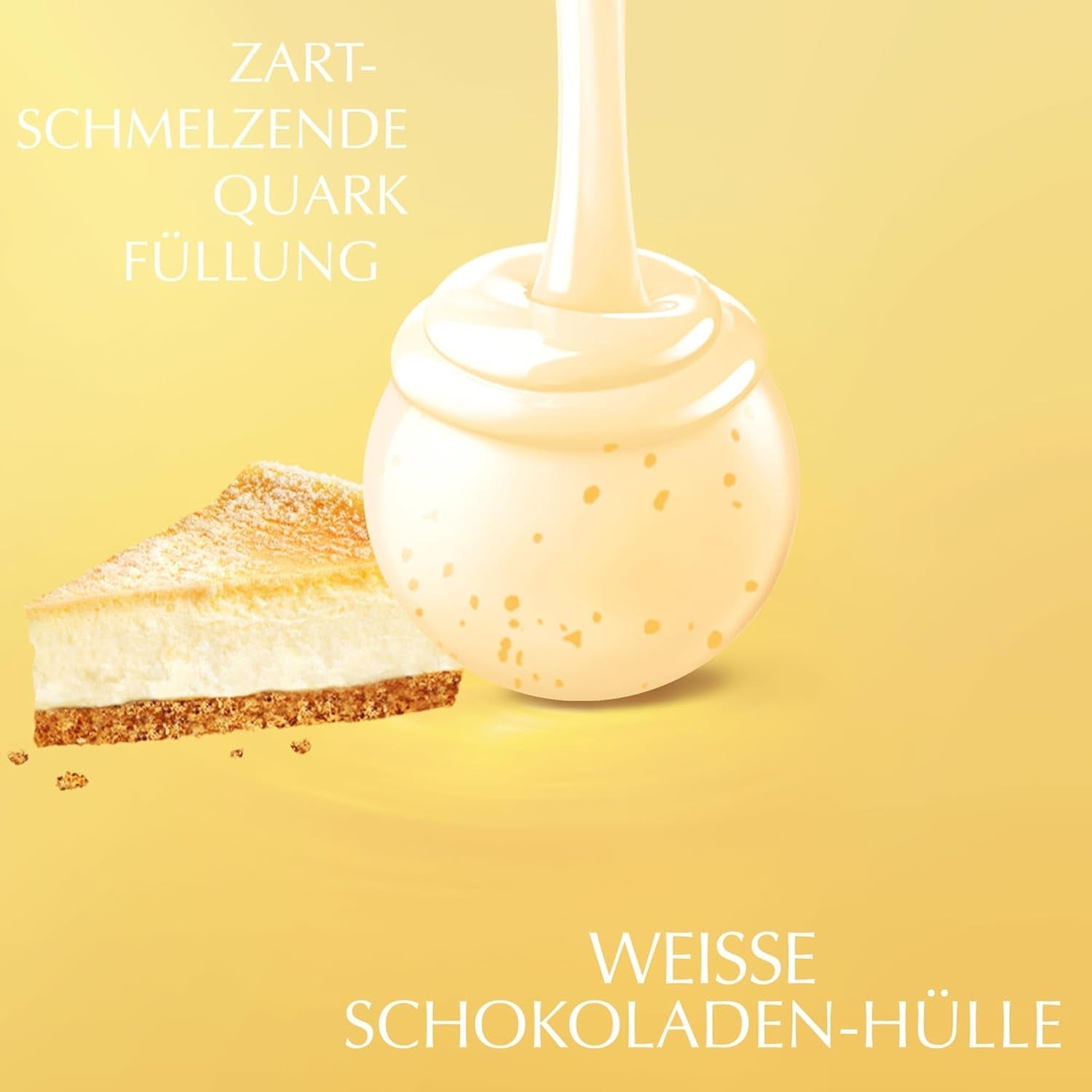 Lindt LINDOR Schokoladen-Käsekuchenbällchen | 137g Beutel | Milchschokolade mit zartschmelzender Käsekuchenfüllung | Geschenk aus Schokolade | Geschenk aus Schokolade | LINDOR 75 Jahre (4er Pack)