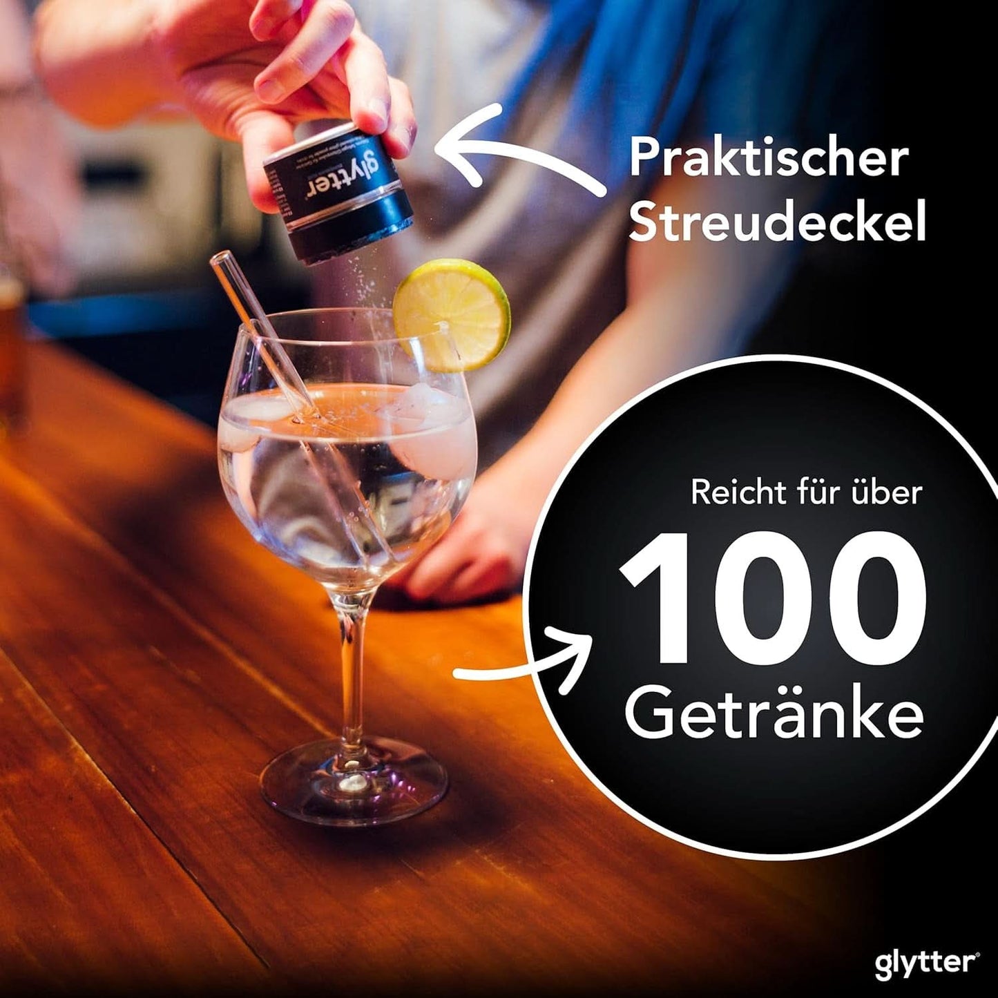 Essbarer Glitzer für Getränke und Flüssigkeiten, 10 Gramm Naty Shop