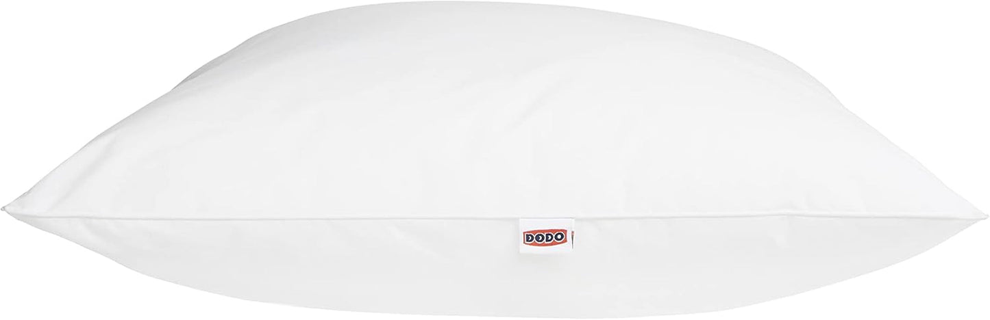 DODO Premium Kissen, 60 x 60 cm, mittlerer Komfort, Cloud De Douceur Kissen | Milbendicht und flauschig | Perkal-Baumwolle + Paspelierung. Maschinenwaschbar bei 40 °C. Standard-Kissen von Naty Shop