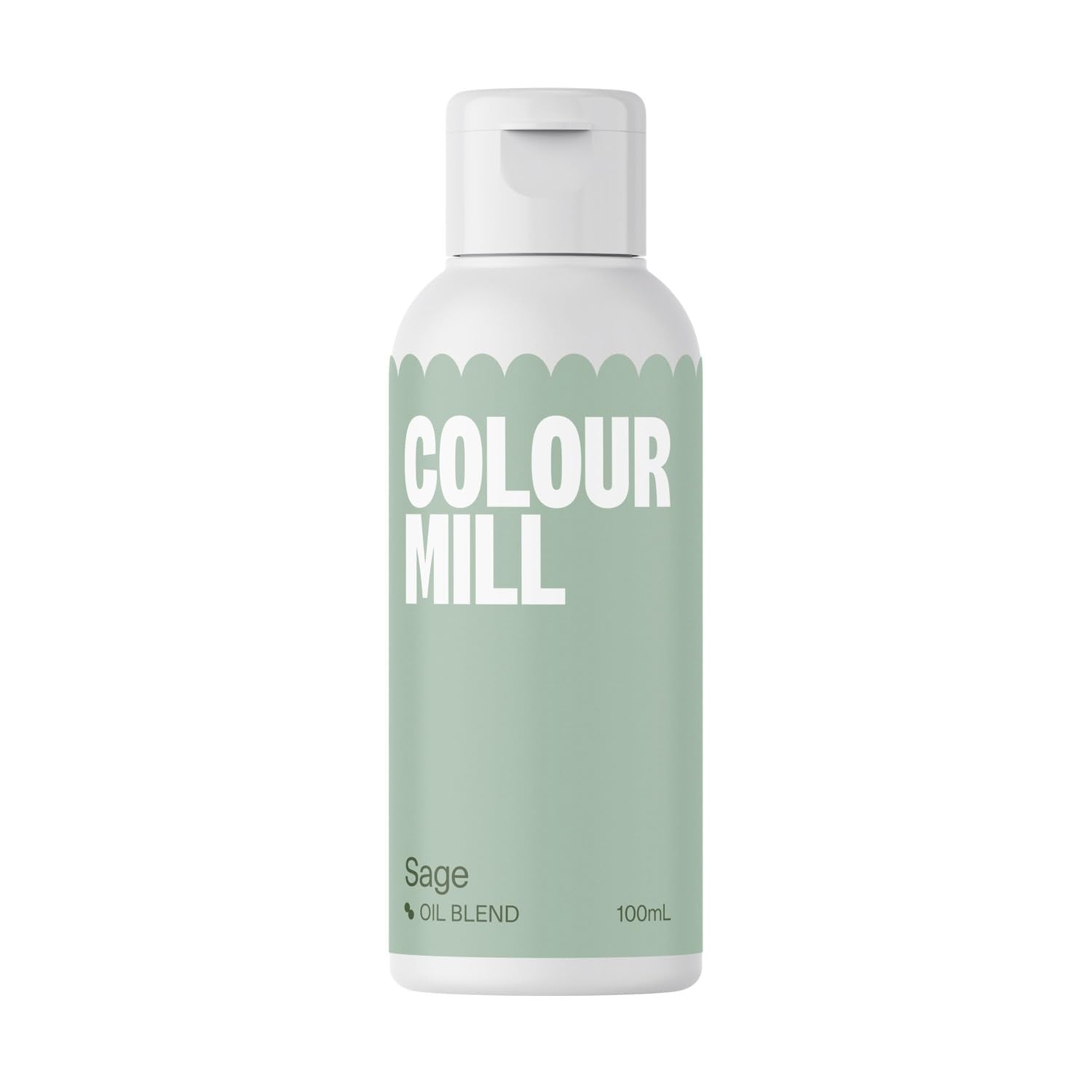 Color Mill Lebensmittelfarbe auf Salbeiölbasis – Lebensmittelfarbe für Schokolade, Fondant, Muffins, Kuchen, Backen, Makronen – Lebensmittelfarbe zum Dekorieren von Kuchen – 100 ml