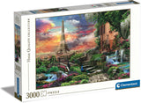 Clementoni 33550 Traumhaftes Paris – Puzzle 3000 Teile ab 9 Jahren, Farbpuzzle für Erwachsene mit kräftigen Farben, Geschicklichkeitsspiel für die ganze Familie, Schöne Geschenkidee. Puzzle Naty Shop Standardtitel