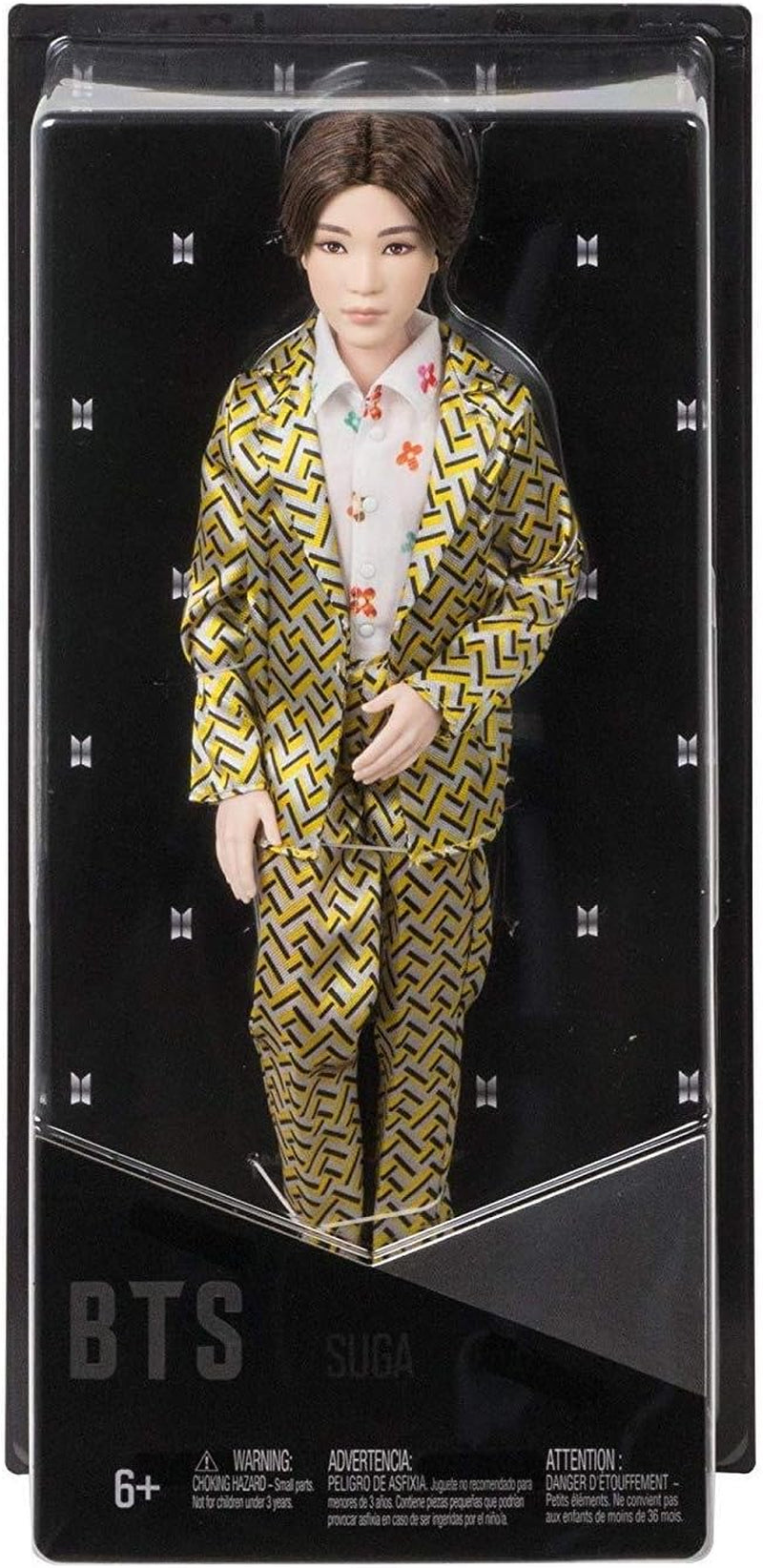 Mattel GKC92 – BTS Idol Suga Actionfigur, K-Pop Merch-Sammelspielzeug, mehrfarbig