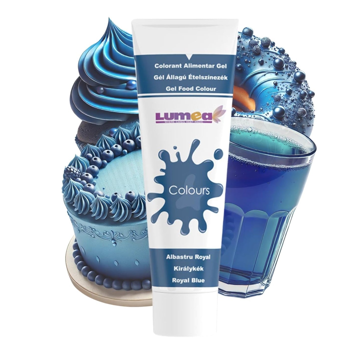 Dekozauber 24 rote Lebensmittelfarbe, Gel, 30 g, vegan, zuckerfrei, hochkonzentriert, rote Lebensmittelfarbe für Fondant, Buttercreme, Getränke und mehr