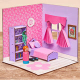 Baker Ross FN255 Mini-Puppenhaus-Set aus Holz – 1-teiliges Puppenhaus-Set für Kinder, DIY-Bastelset