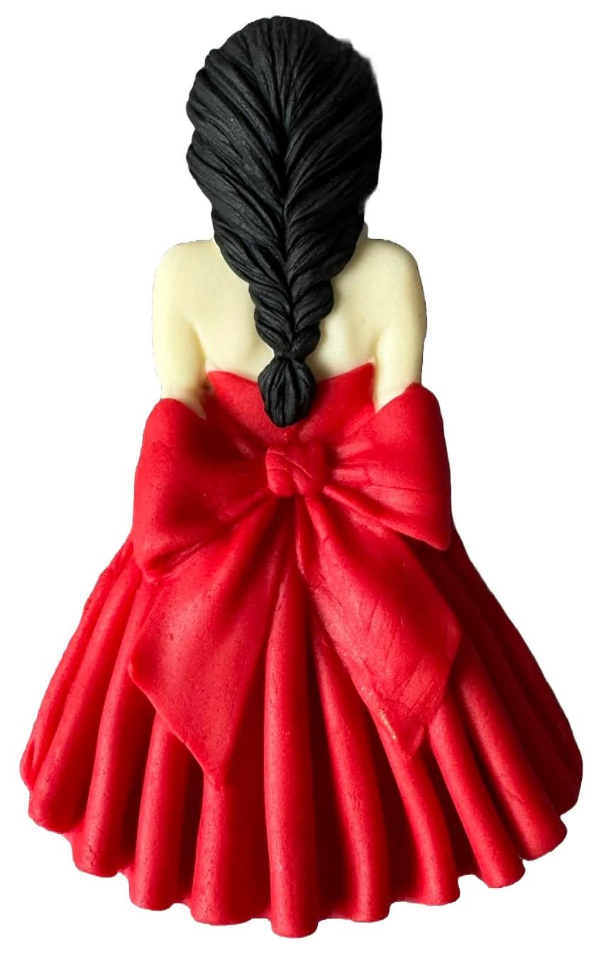 Essbare Zuckerdekoration, Beautiful Lady Sugar Paste Dekorationen Nati Shop