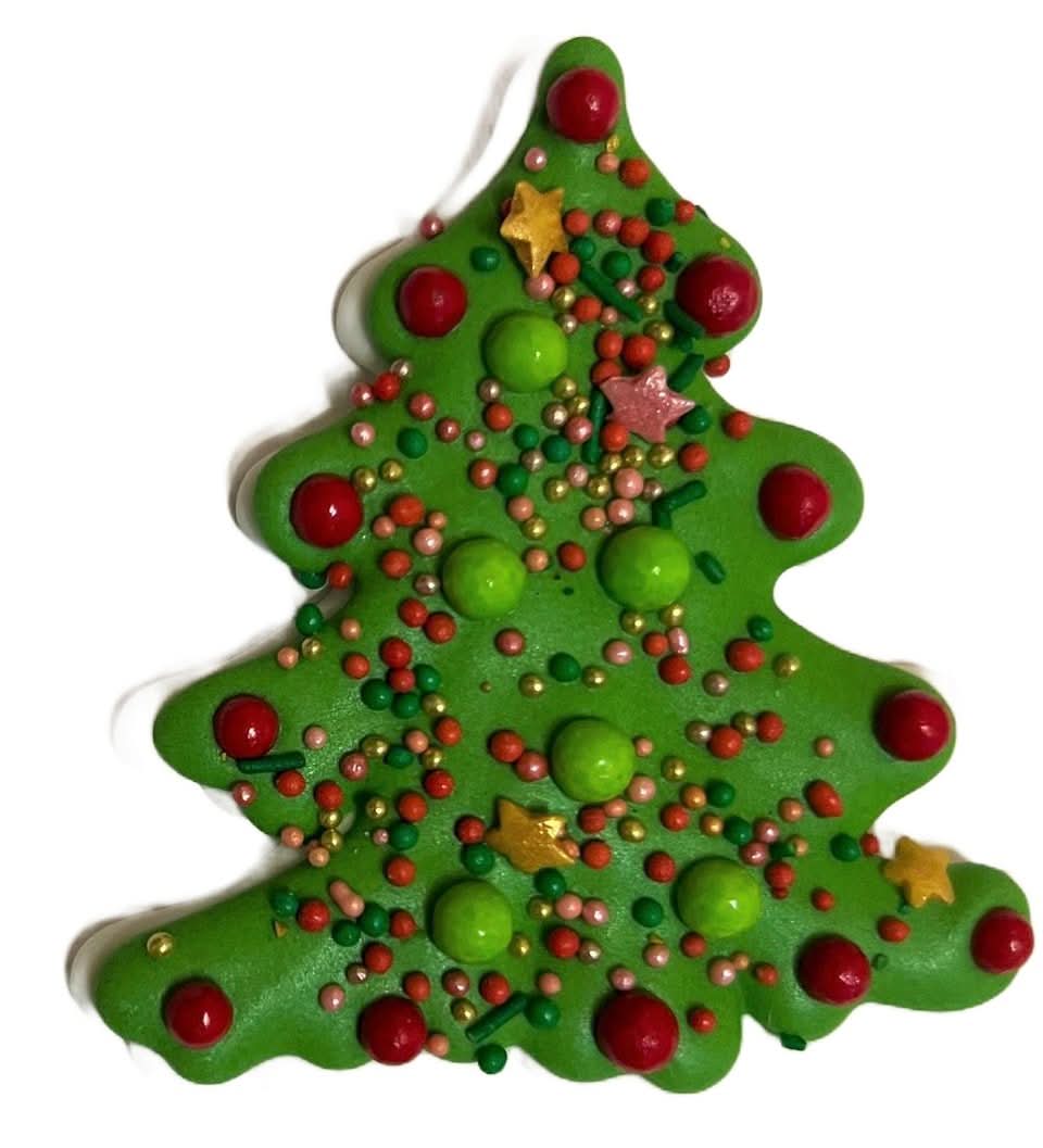 Essbare Zuckerdekoration, Weihnachtsbaum Nati Shop