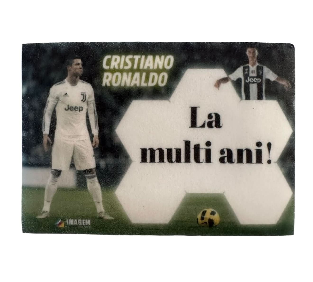 Essbare Zuckerdekoration, Ronaldo – „Happy Birthday!“ Nati-Shop