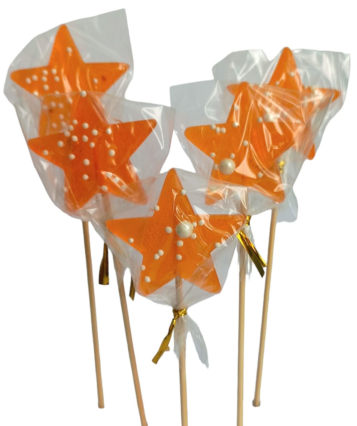 Essbare Zuckerdekoration, Isomalt, Orange, 1 Stück Dekorationen von Sugar Paste Nati Shop