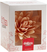 dekora – 12,5 cm große Riesenblume – Herbst-Dahlie – glutenfrei, laktosefrei, vegan – Kuchendekorationen für Hochzeiten, Geburtstage und Desserts – einfach zu verwendende Zuckerpaste von Naty Shop