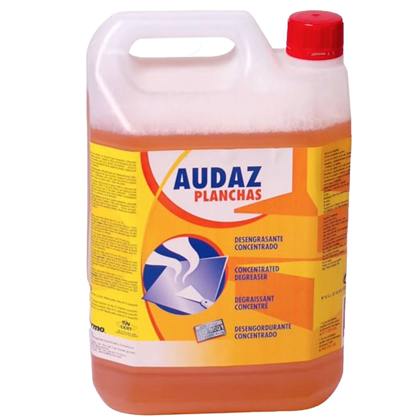DERMO, Audaz Planchas, leistungsstarker Entfetter für Öfen und Grills 5 L Detergenti Nati Shop