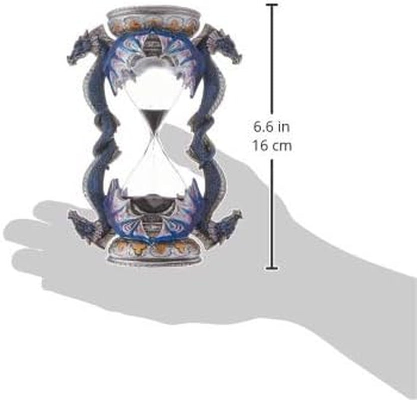 Design Toscano Sanduhrstatue mit gotischer Verzierung, Polyresin, vollfarbig, 15 cm Statuetten und Skulpturen Naty Shop