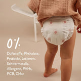 Babywindeln, Größe 3M (4-8 kg) – 1 Beutel mit 28 Stück – Keine Schadstoffe, umweltfreundlich, sehr saugfähig, für den Nachtgebrauch geeignet, ultradünn und weich – Hergestellt in Dänemark