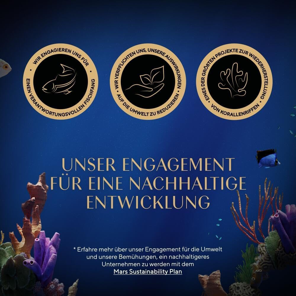 SHEBA Nature's Collection in Gravy – Hochwertiges Nassfutter für Katzen, feine Sorte (MSC) in Portionsbeuteln – 72 x 85 g