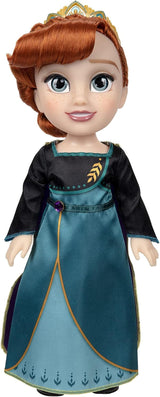Disney Frozen 2 Anna Doll – eine 35 cm große bewegliche Puppe in einem ikonischen Modekleid mit dem Arendelle-Wappen und einer Tiara für zusätzlichen Spaß, für Mädchen ab 3 Jahren