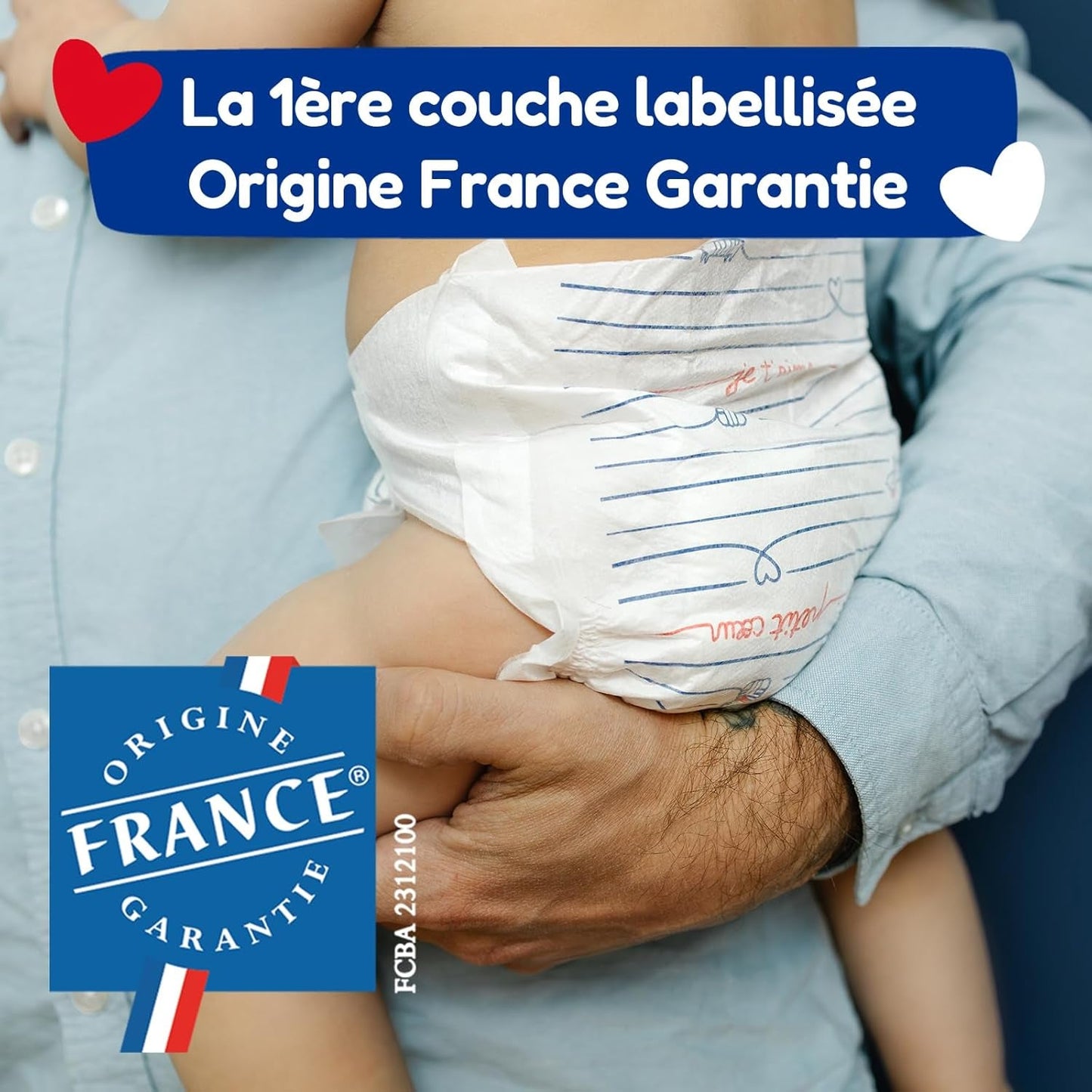 - Windeln, Größe 3 (4-9 kg) – gesund und sehr saugfähig – 12 Stunden auslaufsicher – keine unerwünschten Substanzen – hergestellt in Frankreich – erschwinglicher Preis – 150 Wegwerfwindeln