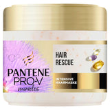 Pantene Pro-V Silky & Glowing Hair Rescue intensive Haarmaske mit Biotin und Keratin Reconstruct 300 ml. Hilft bei der Reparatur von trockenem, geschädigtem oder gesträhntem Haar. Naty Shop Hair Mask Standardtitel