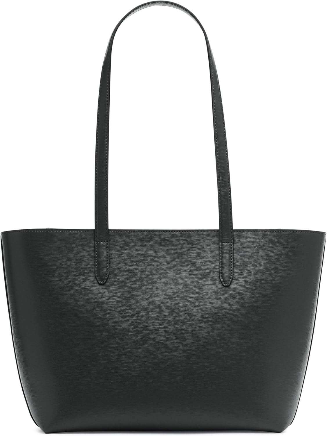 DKNY Damen Bryant Medium Leather Tote Bag Tragetasche, Schwarz / Gold Damentaschen Naty Shop