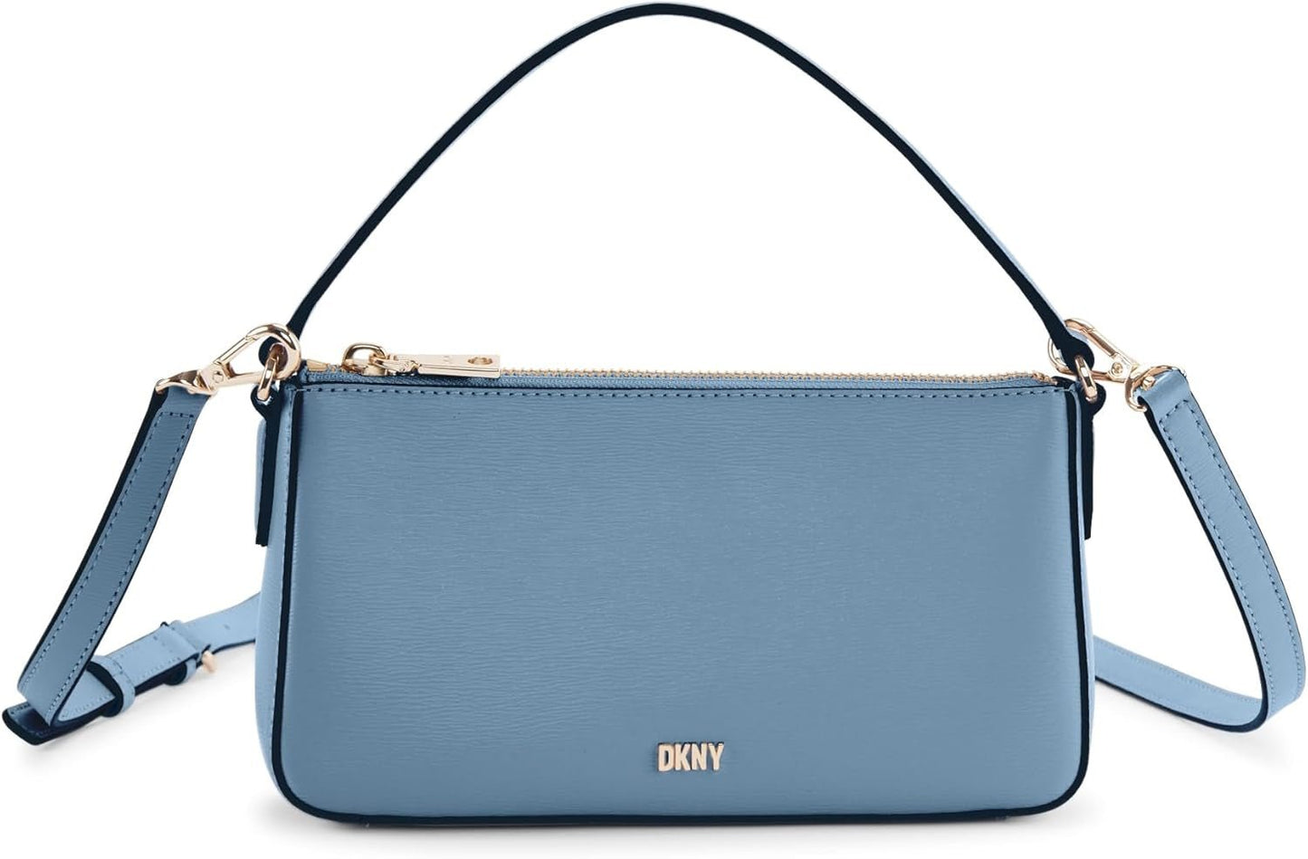 DKNY Damen Demi Bag Umhängetasche, Küstenblau Damentaschen Naty Shop Standardtitel