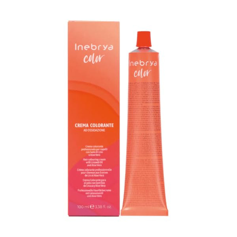 Permanente Haarfärbecreme mit Leinsamen und Aloe Vera 100 ml (- 7,0 Blond) Naty Shop Haarfärbemittel Hellbraun Rot Violett 100 ml (1 Packung)
