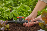 Gardena Micro-Drip-System Regulier- und Absperrventil 13 mm (1/2 Zoll): Einfaches Absperren von Rohren und stufenlose Regulierung des Wasserflusses, Zubehör zum Verlegen von Tropfrohren (13207-20)