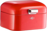 Wesco 235 001 Mini Grandy Brotkorb 17 x 18 x 12 cm (L/B/H) rosa, Edelstahl Frischhalteboxen Naty Shop Rot