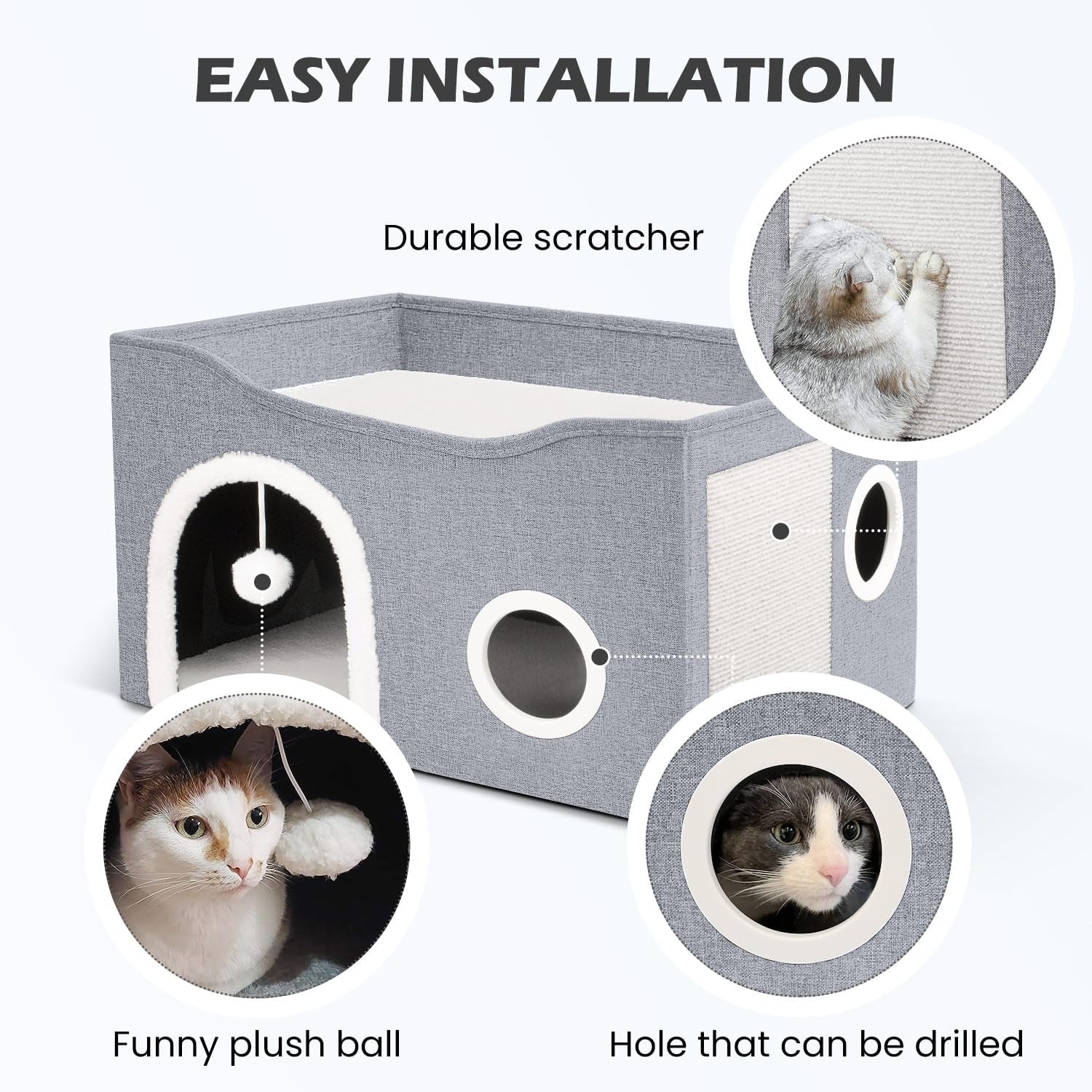 Decken und Möbel, Haustiere, Höhlen und Häuser, Katzen, Betten für Katzen, Katzenbetten, Matratzen