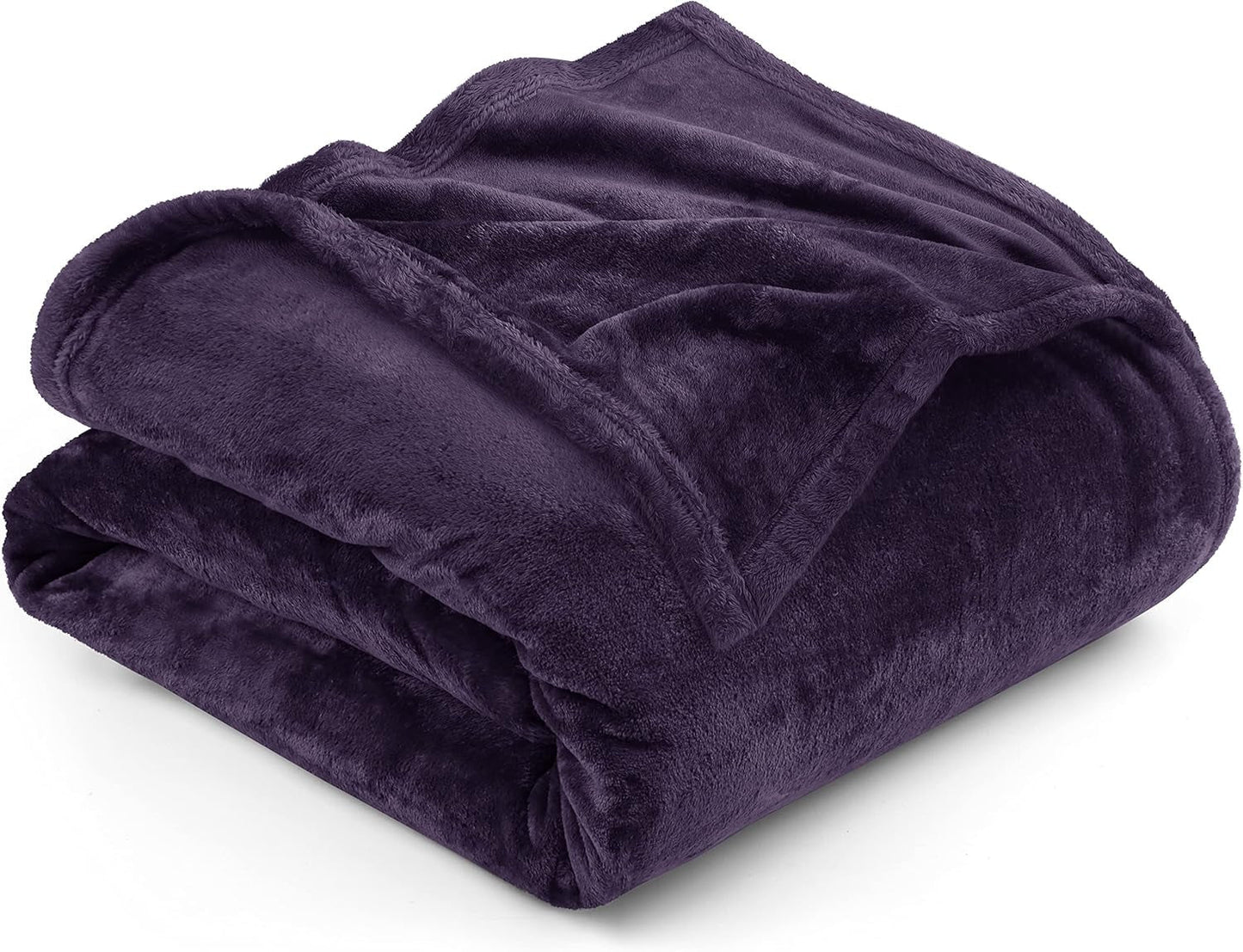 Utopia Bedding Kuschelige Fleecedecke [228X228 Cm, Grau] Weiche, leichte, warme Flauschige Decke Kuschelige und atmungsaktive Decken für Bett Sofa Couch