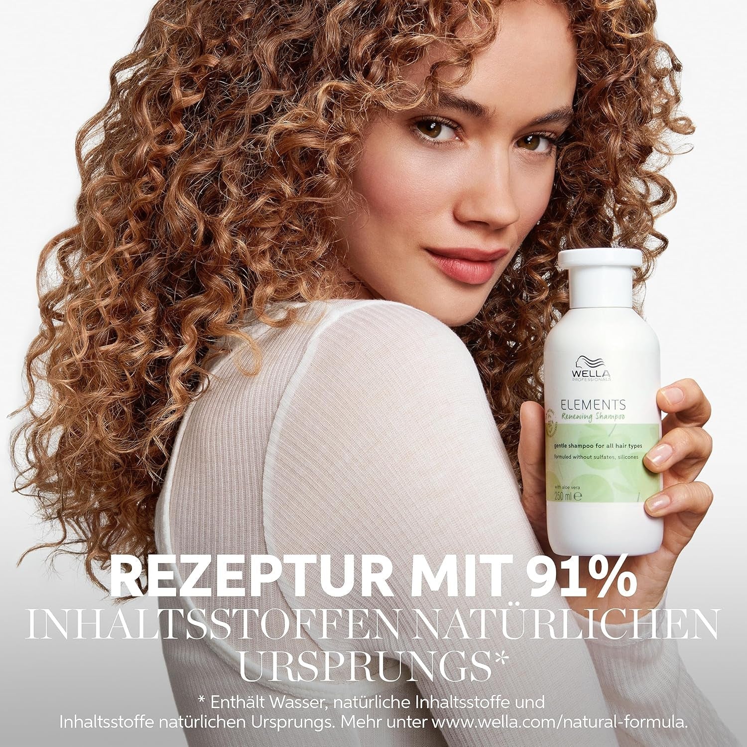 Wella Professionals Elements Erneuerndes, regenerierendes Shampoo für alle Haartypen. Wella Dusche und Bad