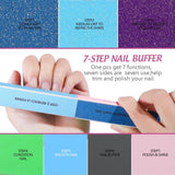 FANDAMEI 20 Stücke Buffer Für Nagel, Nagelfilen Für Gelnägel, Profi Nagelfeile 100/180, Polierfeile Fingernägel, Filen Für Gelnägel, Maniküre & Pediküre Set