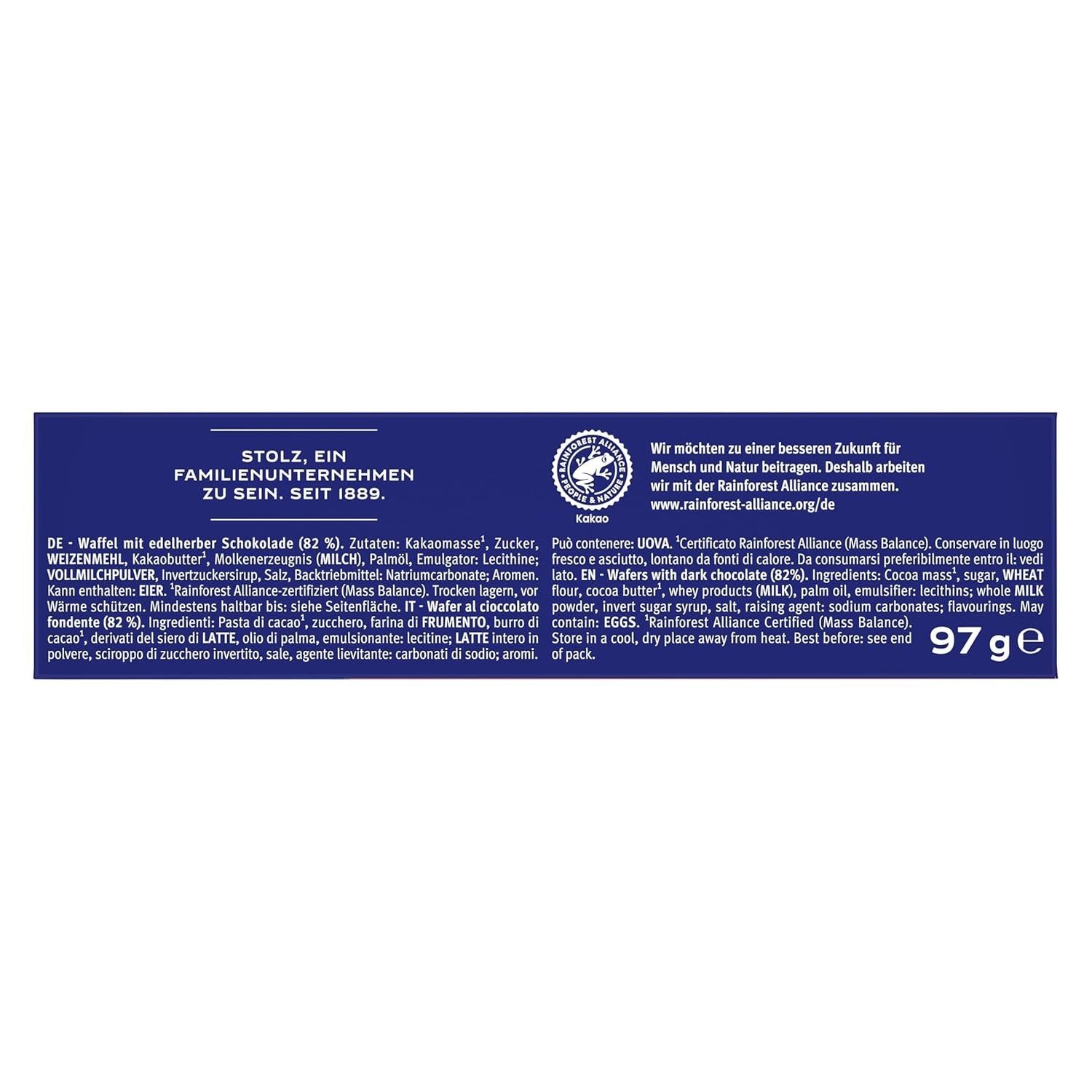 BAHLSEN Edelkräuter-Schokoladenwaffeln - Edelkräuter-Schokoladenwaffel (1 x 97 g)