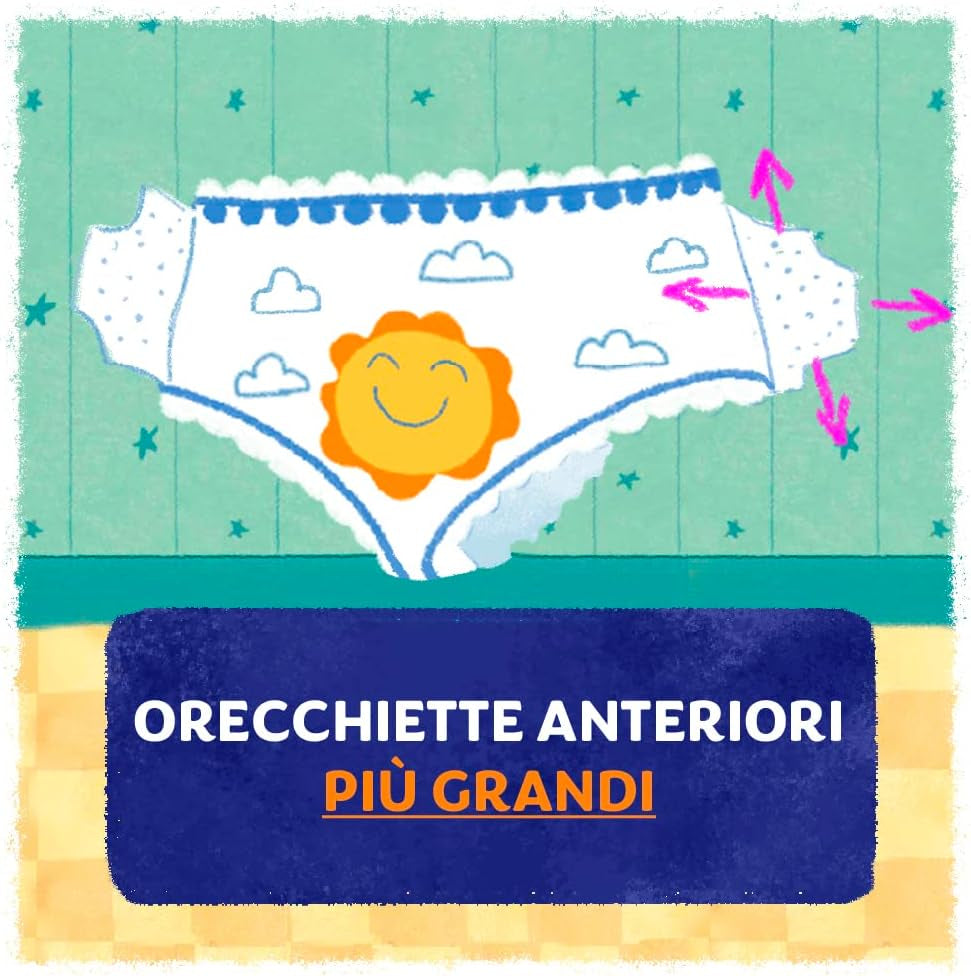Pampers Sun and Moon Windeln, Unisex, Junior, Größe 5 (11–25 kg), 120 Windeln