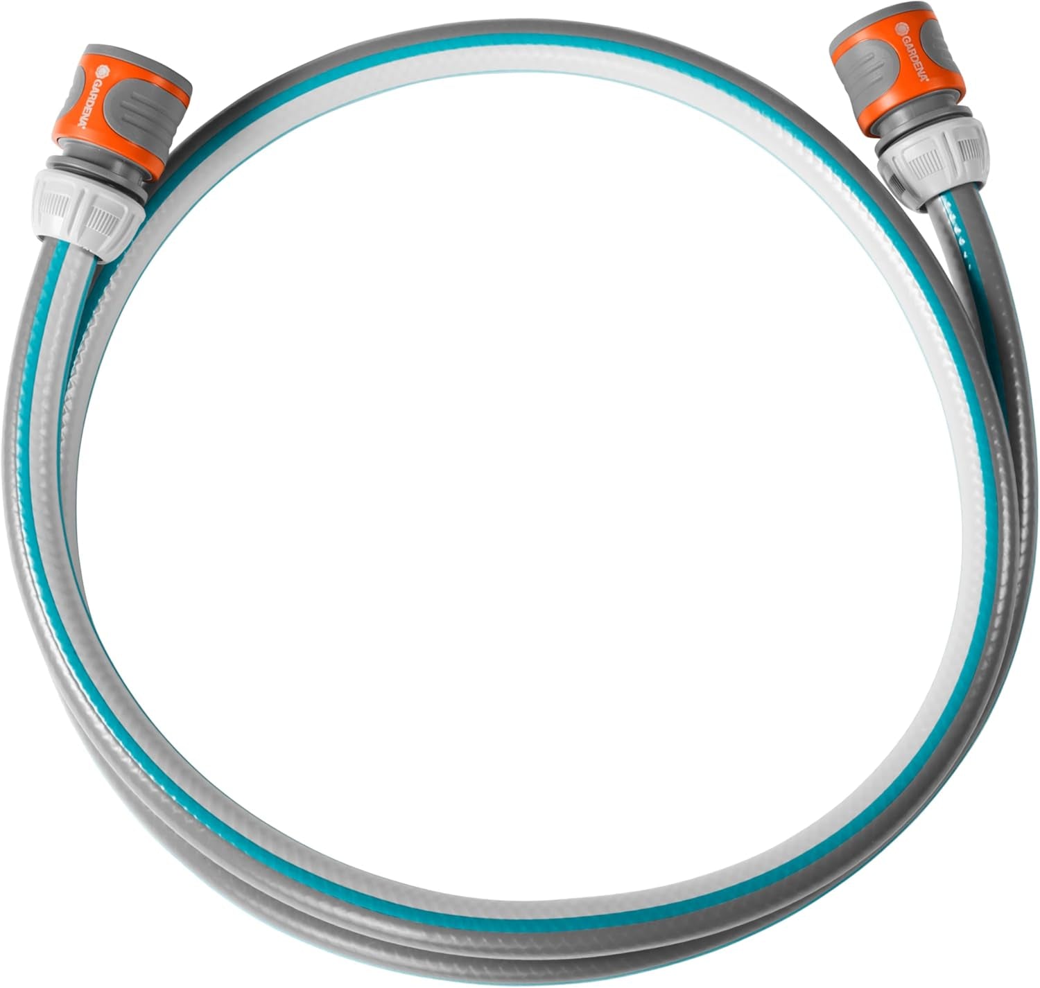 Anschlussset Gardena Classic 13 mm (1/2 Zoll), 1,5 m: Schlauchadapter zum Anschluss von Schlauchtrommel, Schlauch mit Systemkomponenten, 22 bar (18011-20)