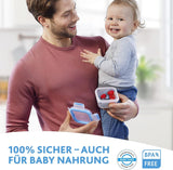Emsa 515585 Lebensmittel-Clip & Verschluss | 3-teiliges Set | Kunststoff | transparent / grün | 0,55 / 1 / 2,2 Liter Frischhalteboxen von Naty Shop
