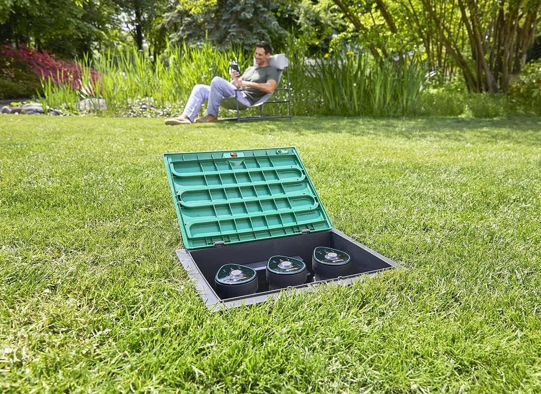 Gardena Verbindungsmuffe kurz: Kupplung zum sicheren Anschluss der Ventilbox, passend für Ventilboxen V1 und V3, Original Gardena Zubehör (5319-20)