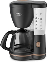Tefal Includeo Filter-Espressomaschine, Espressomaschine extrem einfach zu bedienen, für Rechts- und Linkshänder geeignet, automatische Deckelöffnung, 1,25 l, 10 bis 15 Tassen, CM533811